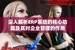 深入解析ERP系统的核心功能及其对企业管理的作用
