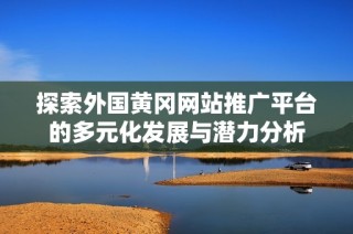 探索外国黄冈网站推广平台的多元化发展与潜力分析