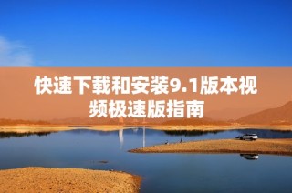 快速下载和安装9.1版本视频极速版指南