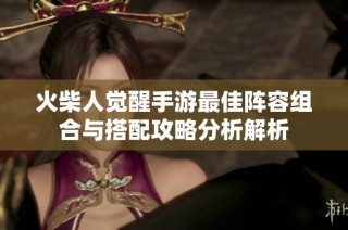 火柴人觉醒手游最佳阵容组合与搭配攻略分析解析