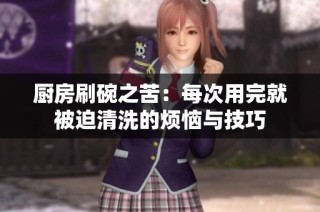 厨房刷碗之苦：每次用完就被迫清洗的烦恼与技巧