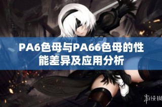 PA6色母与PA66色母的性能差异及应用分析