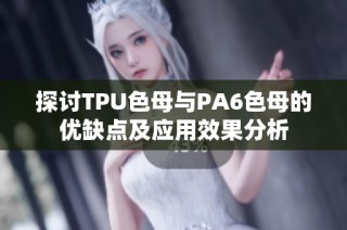 探讨TPU色母与PA6色母的优缺点及应用效果分析