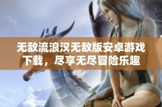 无敌流浪汉无敌版安卓游戏下载，尽享无尽冒险乐趣