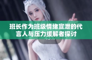 班长作为班级情绪宣泄的代言人与压力缓解者探讨