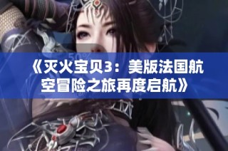 《灭火宝贝3：美版法国航空冒险之旅再度启航》
