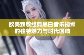 欧美致敬经典黑白音乐视频的独特魅力与时代回响