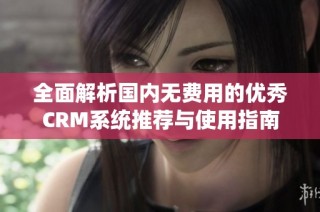 全面解析国内无费用的优秀CRM系统推荐与使用指南