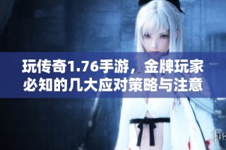玩传奇1.76手游，金牌玩家必知的几大应对策略与注意事项