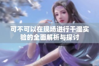 可不可以在现场进行干湿实验的全面解析与探讨