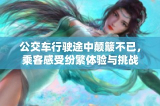 公交车行驶途中颠簸不已，乘客感受纷繁体验与挑战