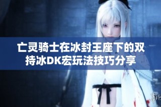亡灵骑士在冰封王座下的双持冰DK宏玩法技巧分享