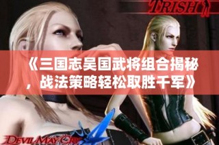 《三国志吴国武将组合揭秘，战法策略轻松取胜千军》