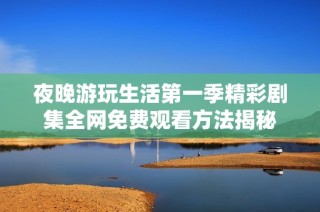 夜晚游玩生活第一季精彩剧集全网免费观看方法揭秘