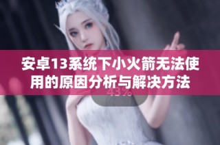 安卓13系统下小火箭无法使用的原因分析与解决方法