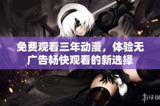 免费观看三年动漫，体验无广告畅快观看的新选择
