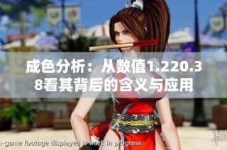 成色分析：从数值1.220.38看其背后的含义与应用