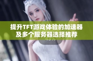 提升TFT游戏体验的加速器及多个服务器选择推荐