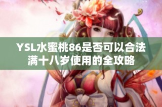 YSL水蜜桃86是否可以合法满十八岁使用的全攻略