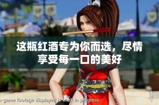 这瓶红酒专为你而选，尽情享受每一口的美好