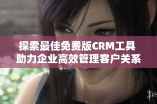 探索最佳免费版CRM工具 助力企业高效管理客户关系