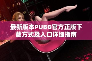 最新版本PUBG官方正版下载方式及入口详细指南