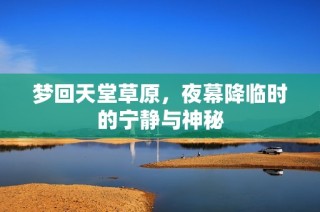 梦回天堂草原，夜幕降临时的宁静与神秘