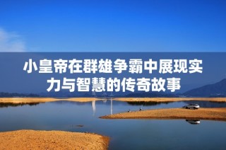 小皇帝在群雄争霸中展现实力与智慧的传奇故事