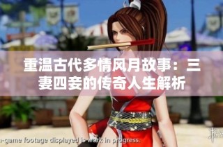 重温古代多情风月故事：三妻四妾的传奇人生解析