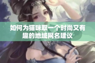 如何为猫咪取一个时尚又有趣的地域网名建议