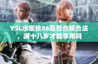 YSL水蜜桃86是否合规合法，满十八岁才能享用吗