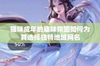 猫咪成年的趣味氛围如何为其选择独特地域网名