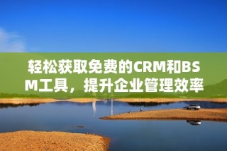 轻松获取免费的CRM和BSM工具，提升企业管理效率