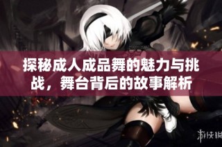 探秘成人成品舞的魅力与挑战，舞台背后的故事解析