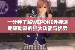一分钟了解WEPOKE外挂透明辅助器的强大功能与优势