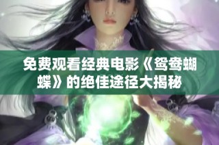 免费观看经典电影《鸳鸯蝴蝶》的绝佳途径大揭秘