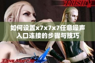 如何设置x7x7x7任意噪声入口连接的步骤与技巧