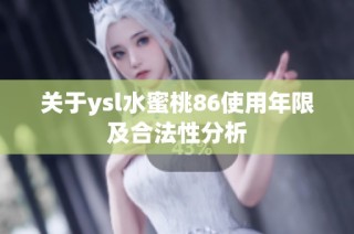 关于ysl水蜜桃86使用年限及合法性分析