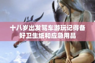 十八岁出发驾车游玩记得备好卫生纸和应急用品