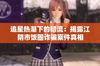 追星热潮下的暗流：揭露江阴市饭圈诈骗案件真相