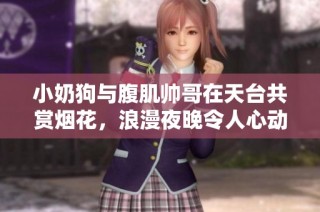 小奶狗与腹肌帅哥在天台共赏烟花，浪漫夜晚令人心动
