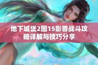 地下城堡2图15影兽战斗攻略详解与技巧分享