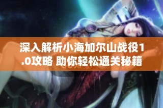 深入解析小海加尔山战役1.0攻略 助你轻松通关秘籍