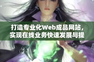 打造专业化Web成品网站，实现在线业务快速发展与提升