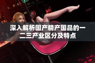 深入解析国产精产国品的一二三产业区分及特点