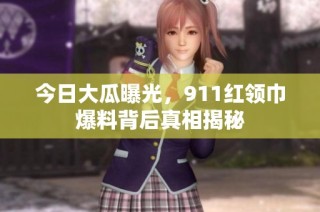 今日大瓜曝光，911红领巾爆料背后真相揭秘