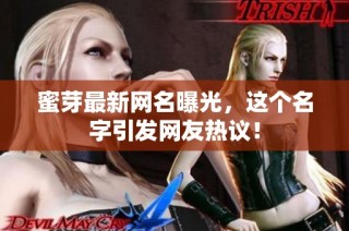蜜芽最新网名曝光，这个名字引发网友热议！
