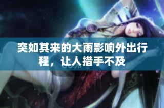 突如其来的大雨影响外出行程，让人措手不及