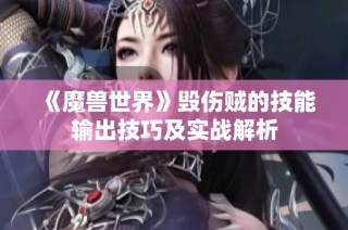 《魔兽世界》毁伤贼的技能输出技巧及实战解析