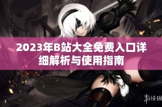 2023年B站大全免费入口详细解析与使用指南